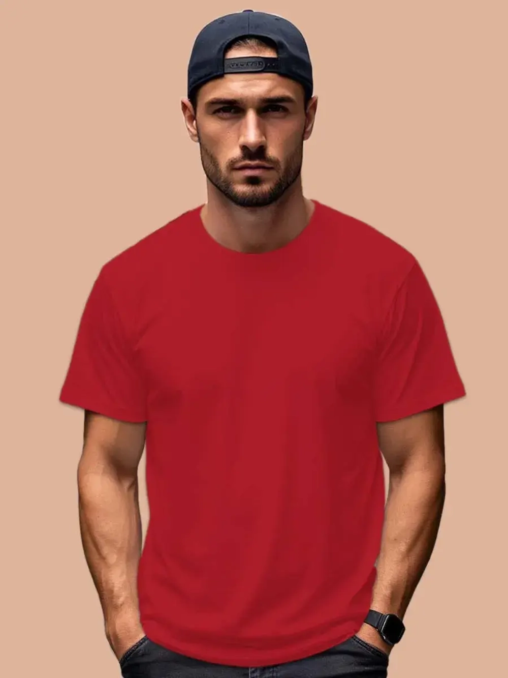 Футболка Взрослая.Премиум однотонная.Набор 2 шт