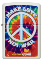 Зажигалка White Matte Woodstock® ZIPPO 49013