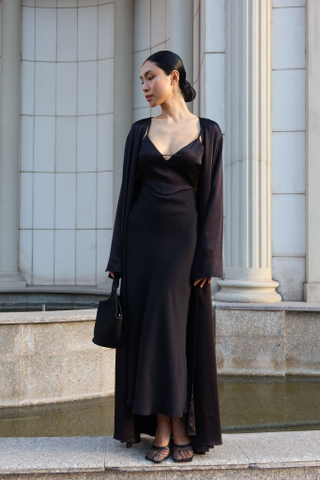 Накидка-абая MOROCCO, чёрный