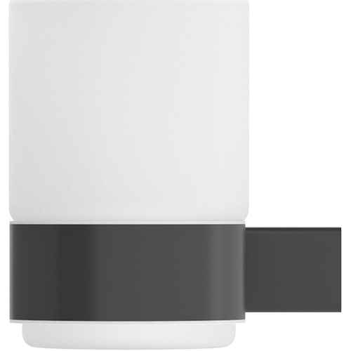 Стакан для зубных щеток Cezares Stylus STYLUS-TUMS-NOP Черный матовый