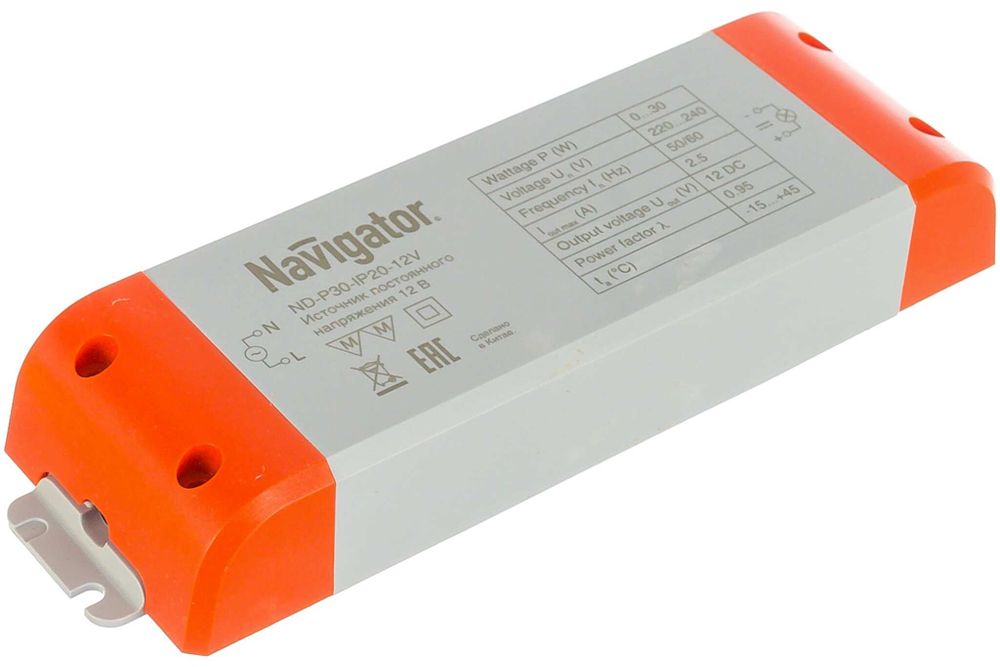 Драйвер Navigator 71 461 ND-P30-IP20-12V 4670004714614 209693