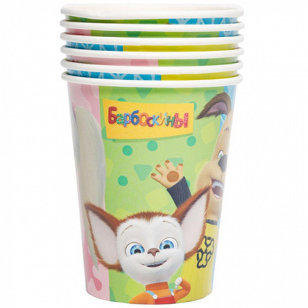 Стакан  Барбоскины 250 мл 6 шт.