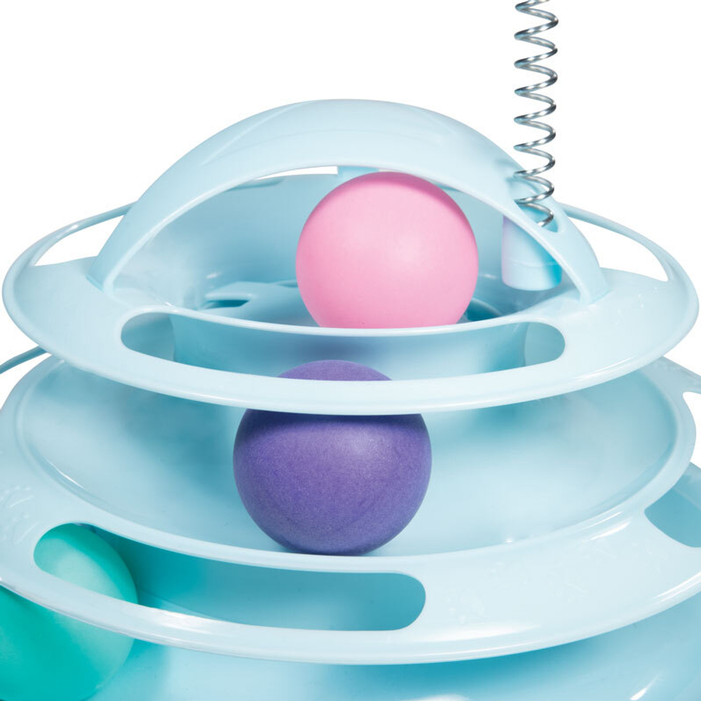 Игрушка развивающая для кошек "Пирамида", d250*160/360мм, серия SMART TOYS, Triol