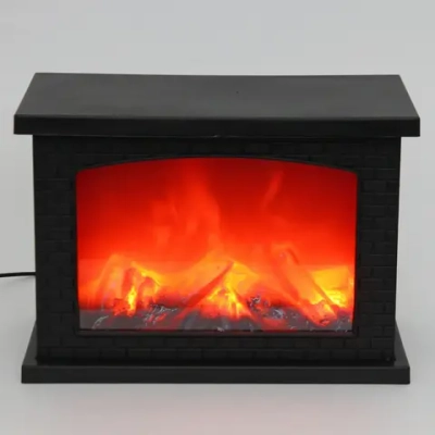 Сувенир с подсветкой «КАМИН - Тепло и уют» 25,5*13,8*18 см (питание от USB и батареек)