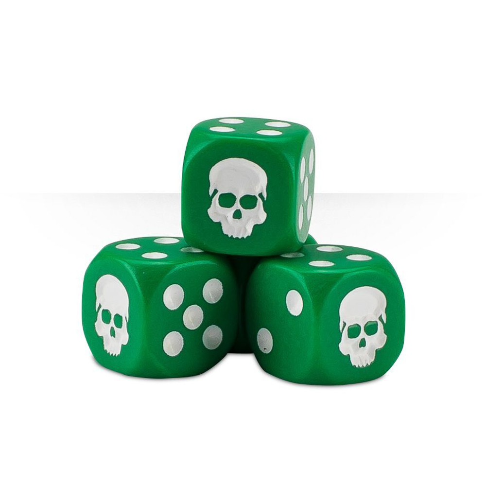 Набор шестигранных кубиков Citadel Dice Cube - Green