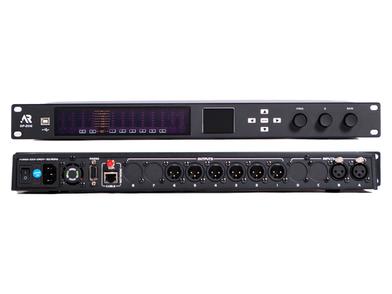 Audiorus DP-206 - DSP аудио контроллер для акустических систем с режимом Full range