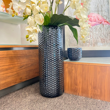 Кашпо чёрное