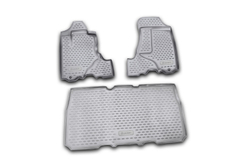 Коврики Standard, в салон HONDA Element 2003- , 3 шт. (полиуретан, чёрные) Element.NLC.18.17.210