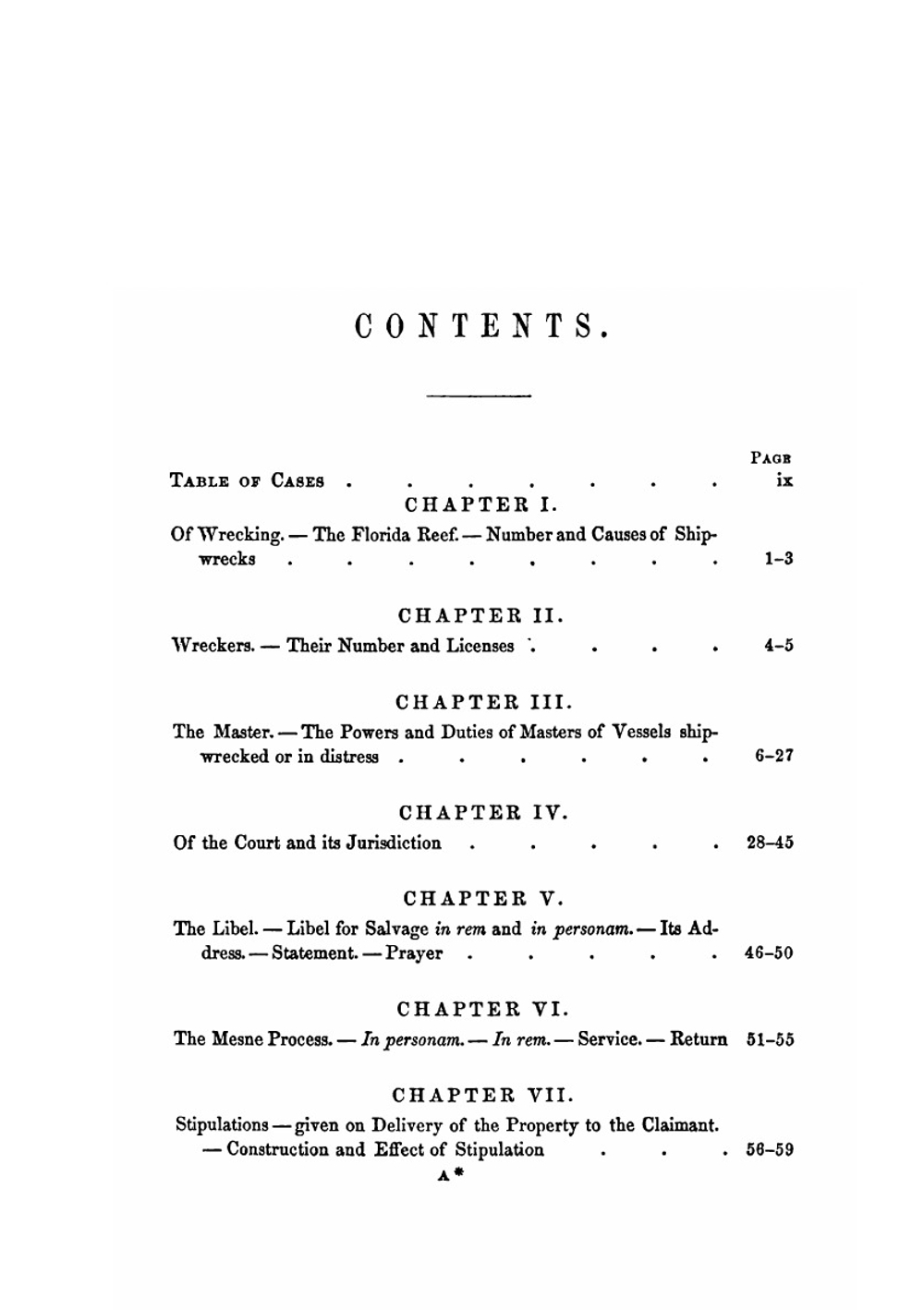 A Treatise on the Law of Wreck and Salvage | William Marvin