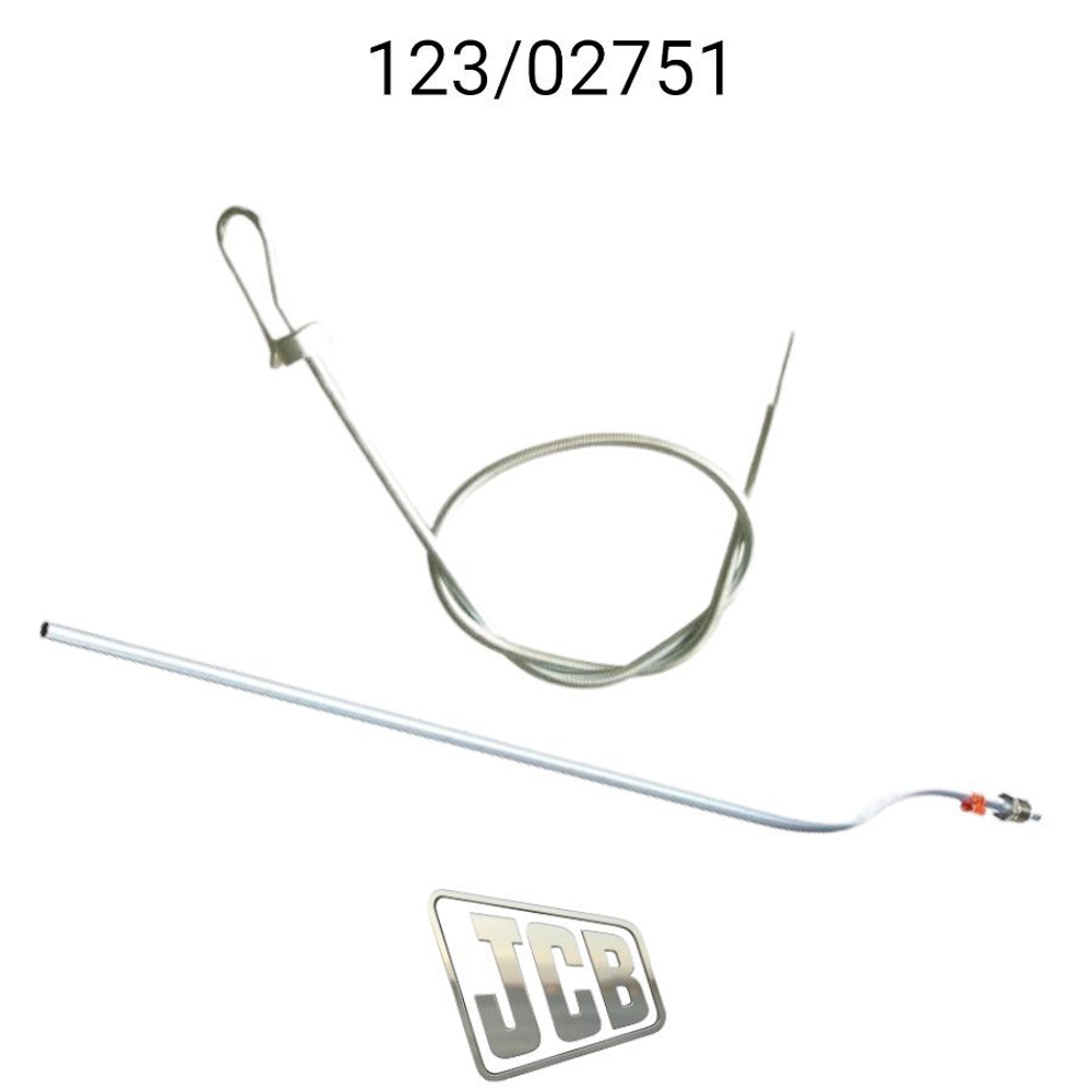 Трубочка + Щуп двигателя Perkins  JCB 123/02751