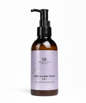 Manita Professional Крем для рук и тела 9в1 Iris, White Tea, Lemon Zest, 150мл