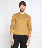 лонгслив micro logo Calvin Klein - светло-коричневый(K10K110629)