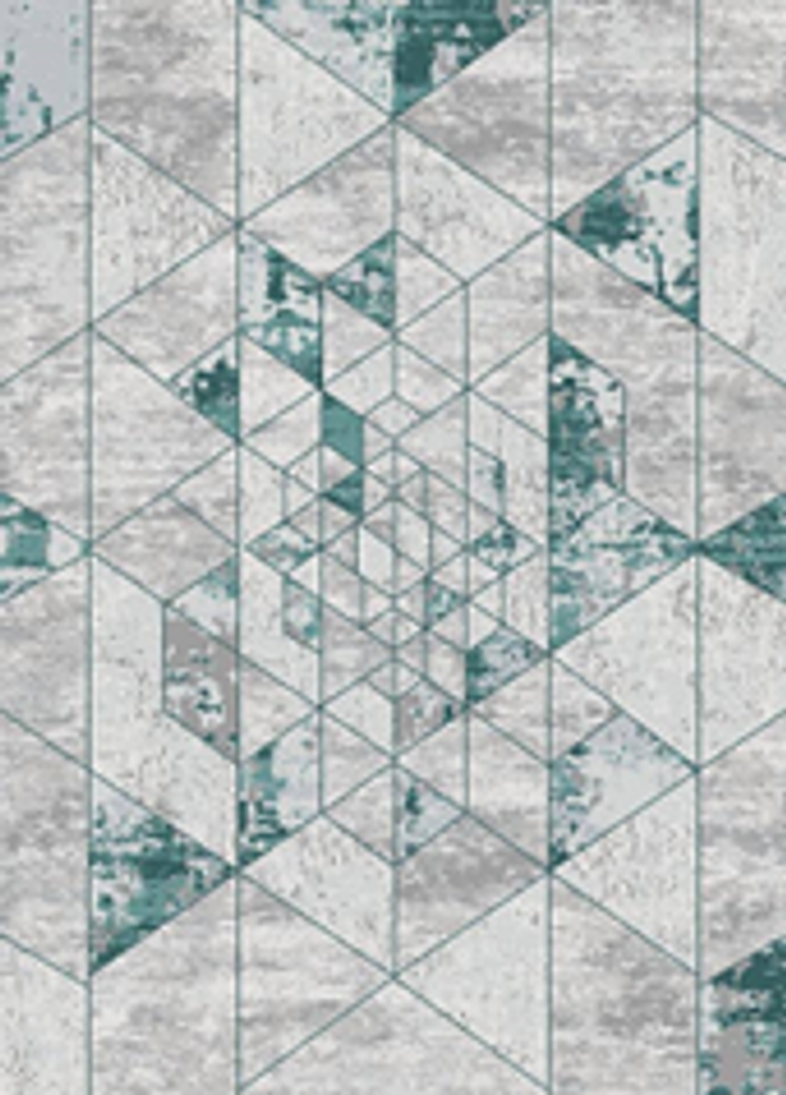Antik 5577A S.L.GREY \ P.TURQUOISE Овал