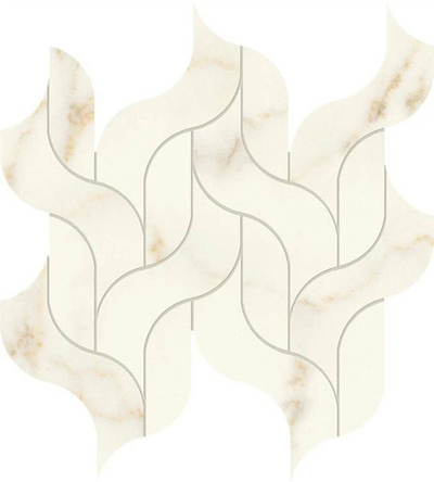 Мозаика Marvel X Calacatta Apuano Mosaico Waterfall LAPPato