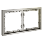 Рамка пластиковая VOLTUM S70 на 2 поста, (шелк)