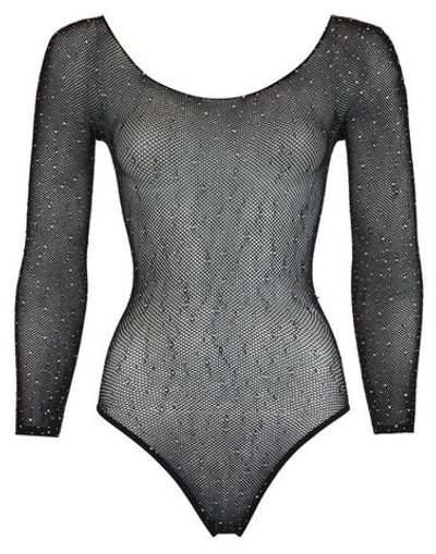 Пикантное боди со стразами