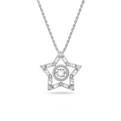 STELLA:PEND CZ WHITE/RHS