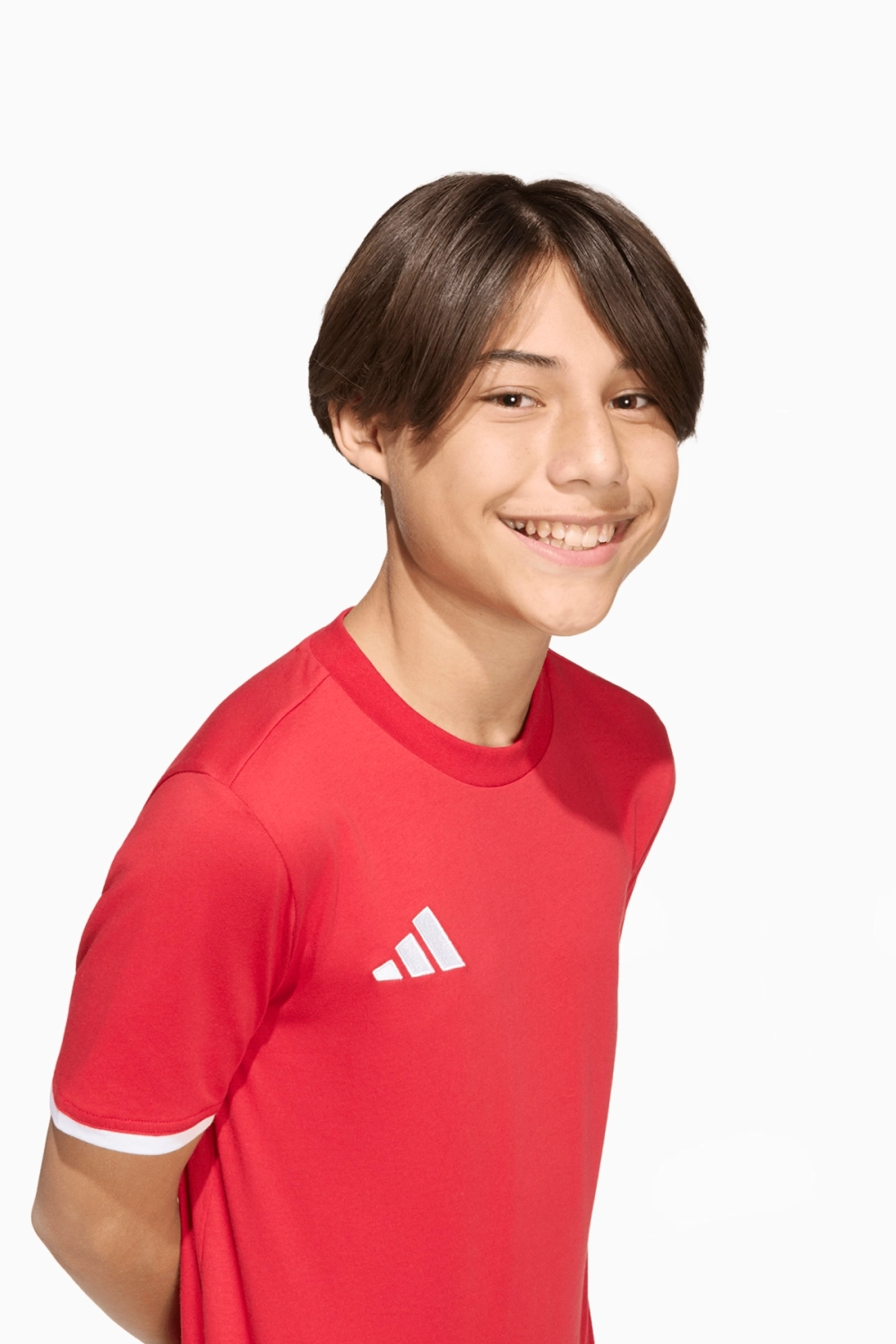Футболка adidas Entrada 26 Tee Junior - красный