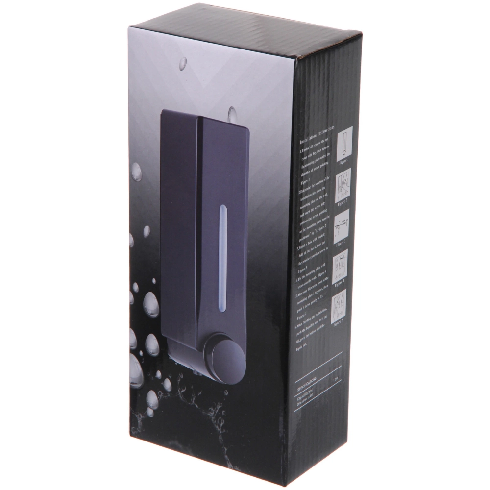 Дозатор для жидкого мыла настенный 300 мл белый DQ57W