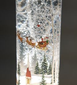 XM-843/1 Новогодняя бутылка с подсветкой