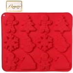 Форма силиконовая «Зимнее настроение» 23*23*0,5см