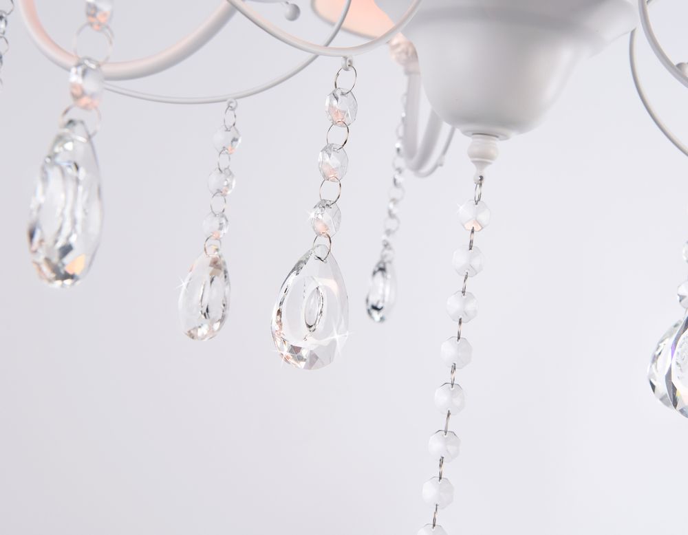 Ambrella Подвесная люстра с абажуром и хрусталем Modern TR4603