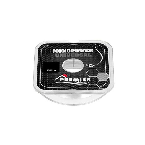 Леска MONOPOWER UNIVERSAL 0,12mm/30m Clear Nylon (PR-MU-T-012-30) Premier Fishing