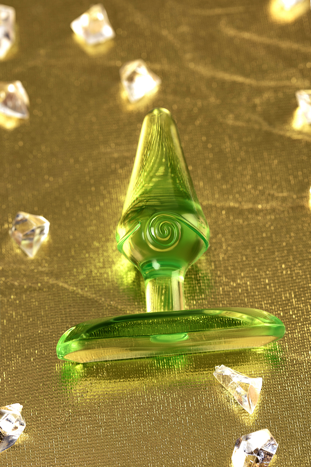 Анальная втулка Toyfa зеленая 6,5 см