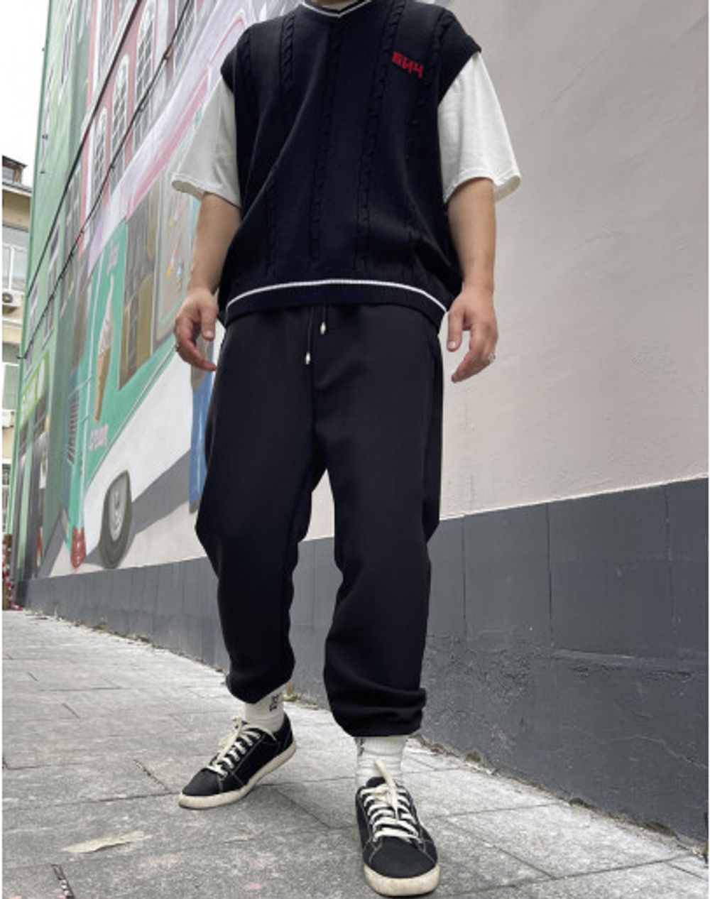 Брюки на резинке БИЧ Чёрные