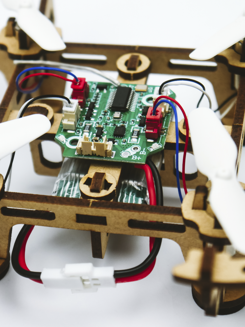 gkfescc XYQ-2 | деревянный дрон-конструктор DIY