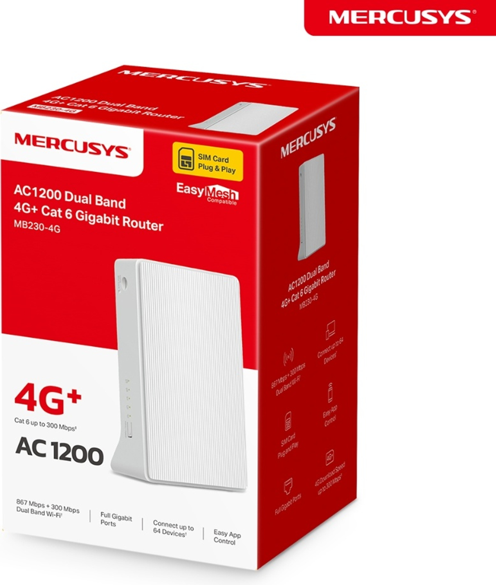 Маршрутизатор Mercusys MB230-4G