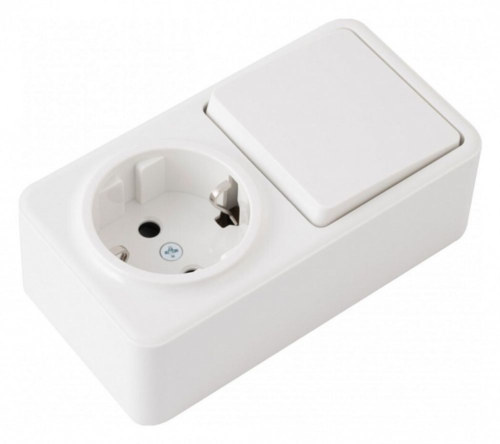 Блок с выключателями одноклавишными Arte Milano am-310 310.52-1.white