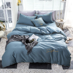 Постельное белье из сатина Морская волна 2-спальное