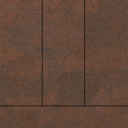 Тротуарная плитка ПРЯМОУГОЛЬНИК 900х300 мм - Листопад гранит Клинкер