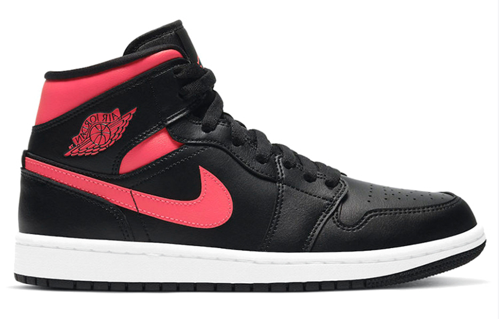 Кроссовки Jordan Air Jordan 1 Mid "Siren Red" (Женская размерная сетка)