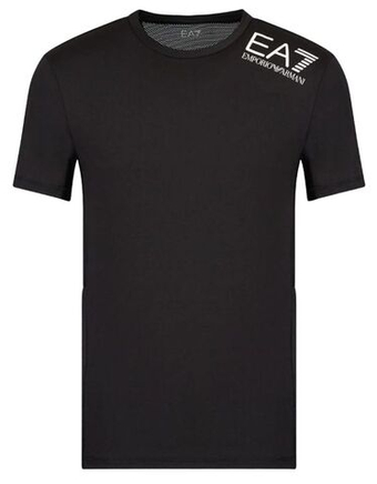 Мужская теннисная футболка EA7 Man Jersey - черный