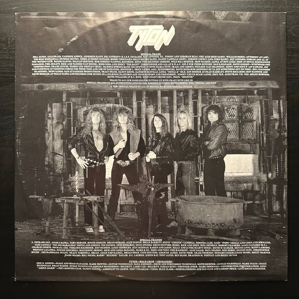 Tyton ‎– Mind Over Metal (Голландия 1987г.)