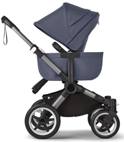 Коляска Bugaboo Donkey 5 Mono Complete 2 в 1 Graphite/Stormy Blue-Stormy Blue