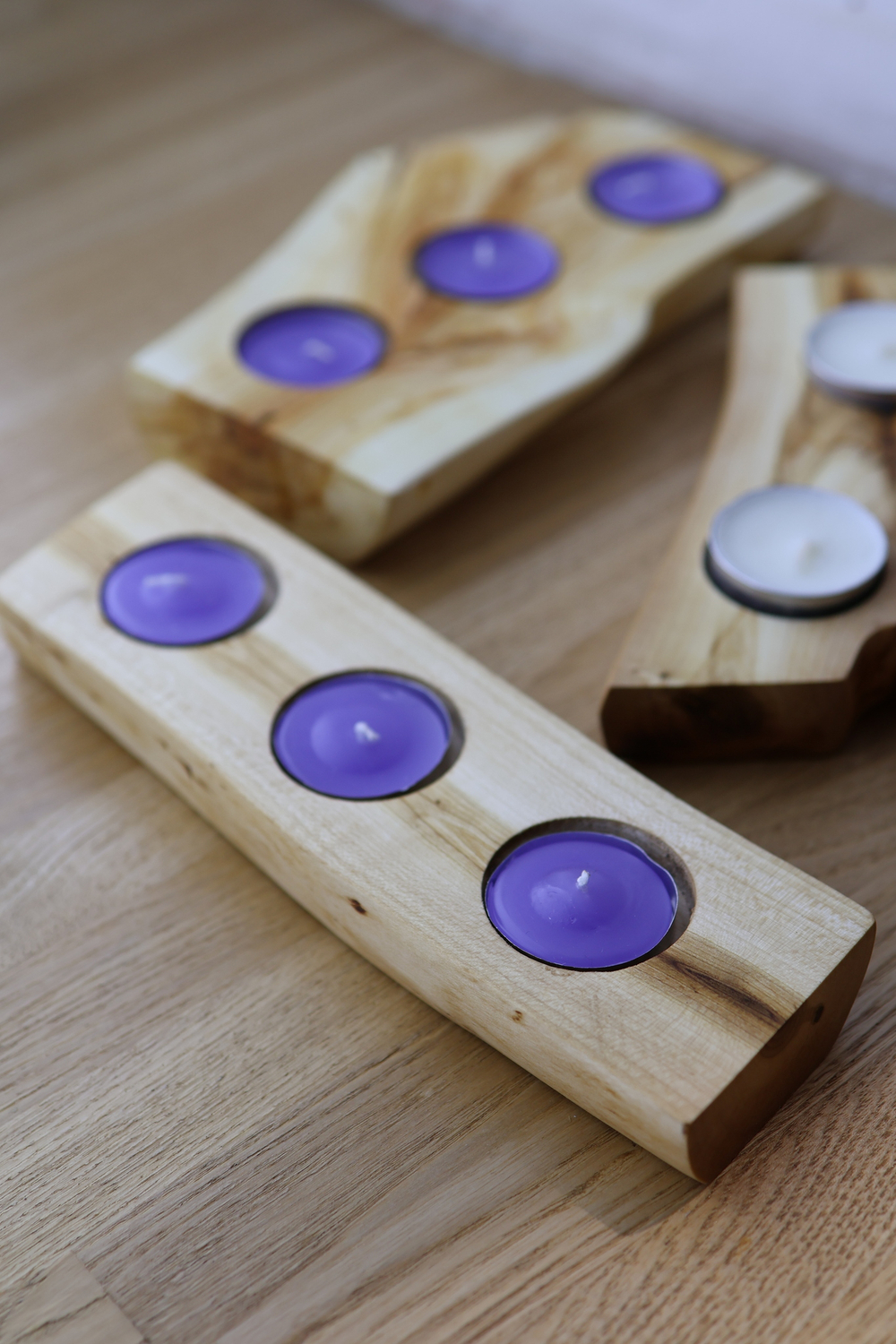 Деревянный подсвечник "Народные промыслы"