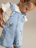 Комбинезон джинсовый для девочки Next E29-097, Синий