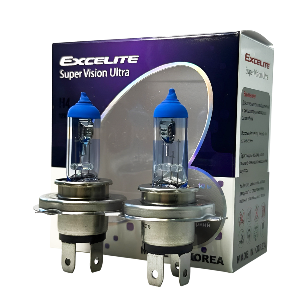 Лампа H4 60/55W 12V SVU P43t Excelite комплект супер яркий