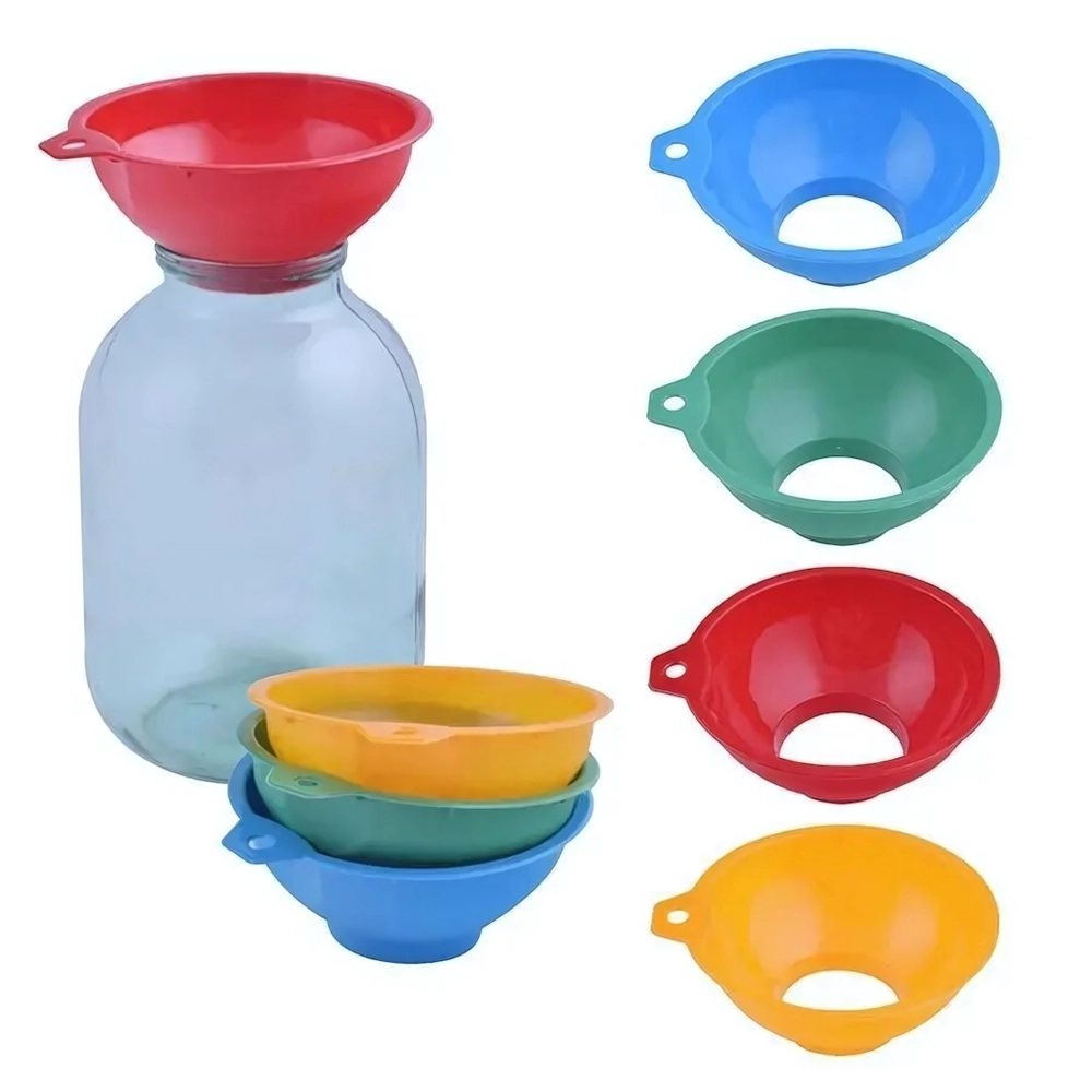 Воронка для банок 5цв d6,5см, D14см МГ76-59 (комплект 5 шт)