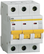 Автоматический выключатель ВА47-29 3Р 25А 4,5кА В IEK