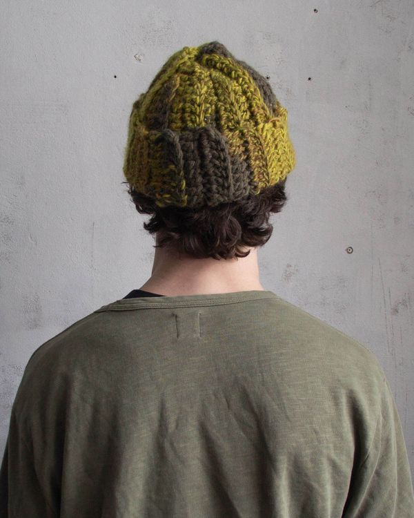 Шапка вязаная Fuzzz Knit Beanie Cone Forest - фото 3