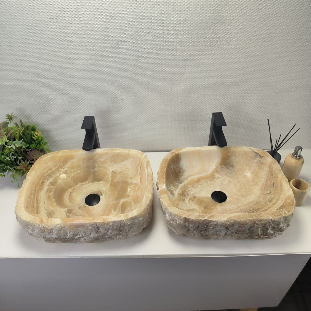 Раковина из оникса Erozy Yellow EO-62626 51*44*15 0099