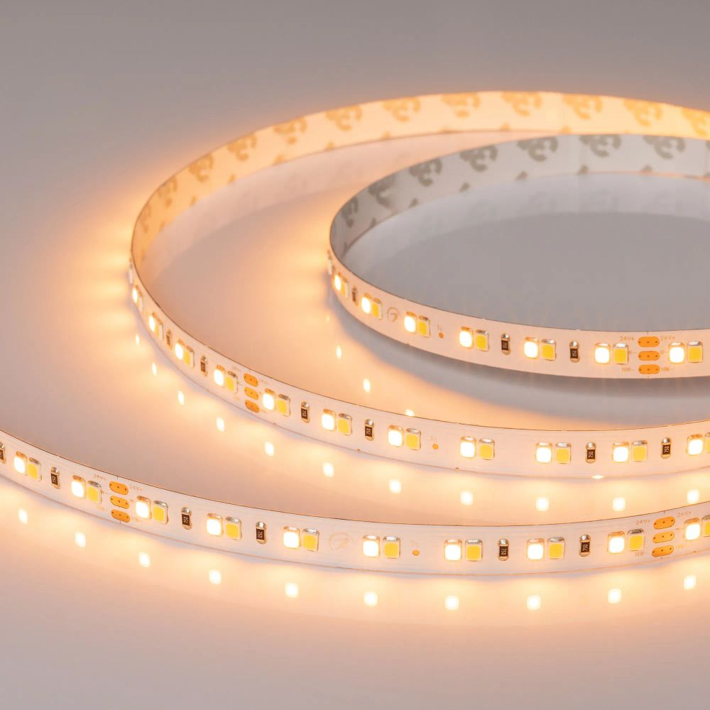 Светодиодная лента UL-A140-10mm 24V White-MIX (15 W/m, IP20, 5m) (Arlight, Изменяемая ЦТ) 057681