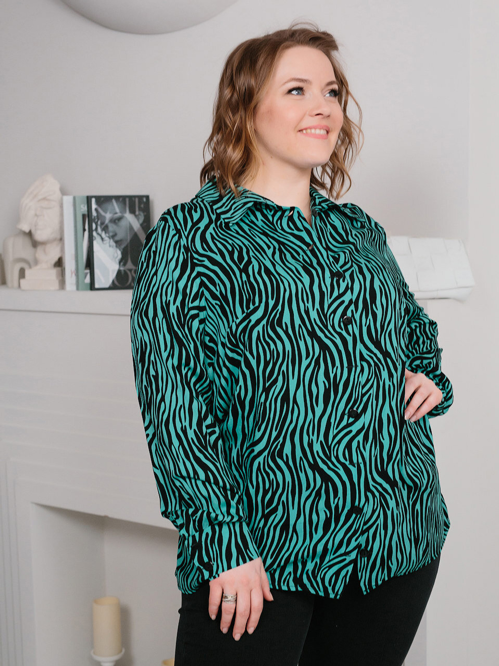 Блуза Б021-29 54-64 1490 руб штапель (2)