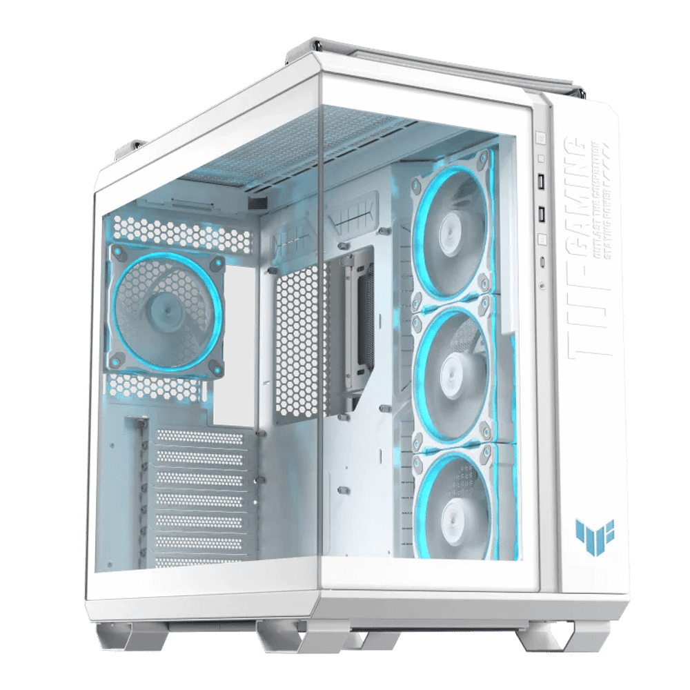 Корпус ASUS TUF Gaming GT502 HORIZON White ATX/micro ATX/mITX GT502 PANO/ARGB FANS/WHT/TG//