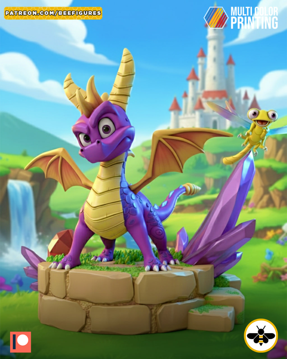 Спайро и Спаркс Фигурка Spyro and sparks