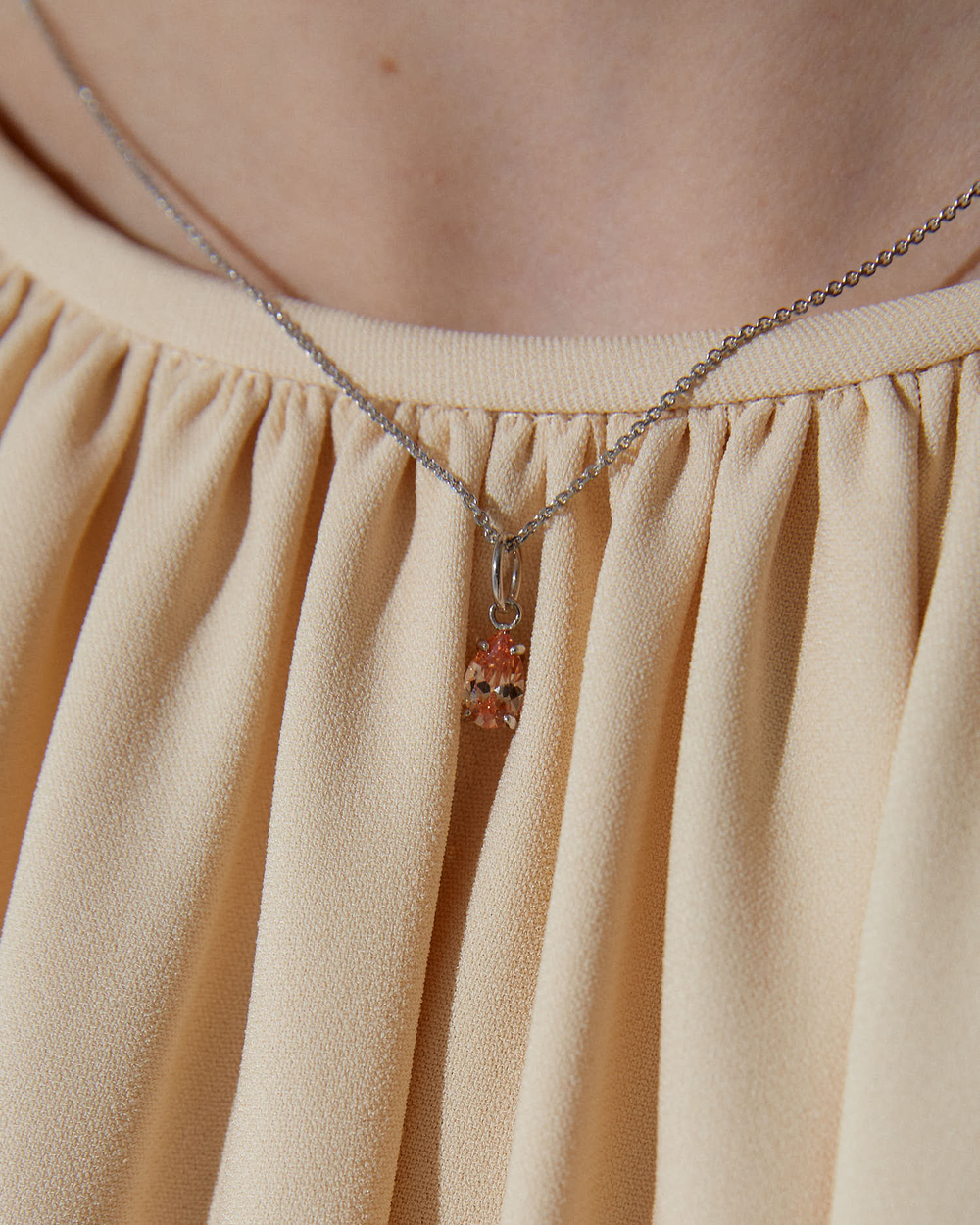 Платье макси на поясе из вискозы Стелла Маккартни сливочный